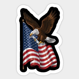 United We Stand Flag Tribute Sticker